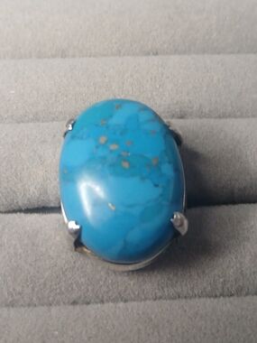 Classic Turquoise Statement Ring - Blue
